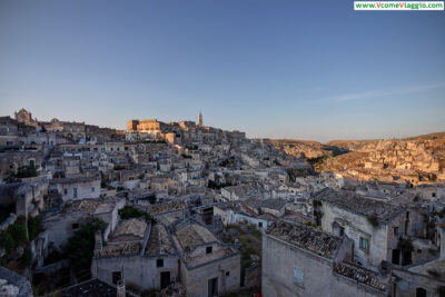 Il Sasso Caveoso al tramonto
